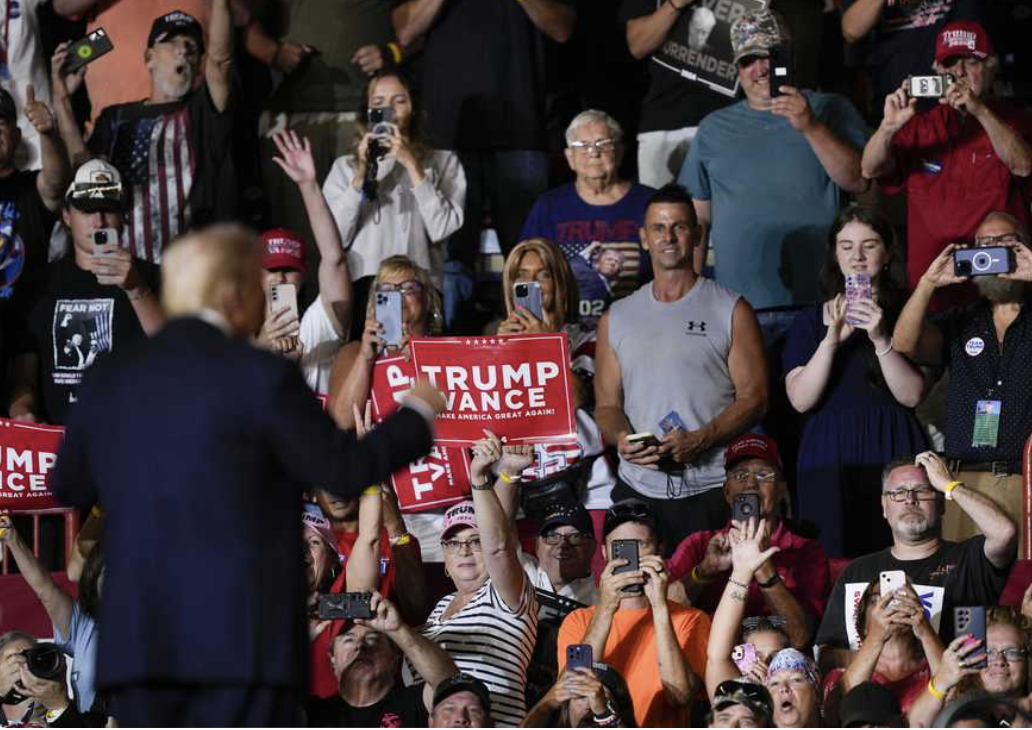 Trump speaks in Madison Square Gardens