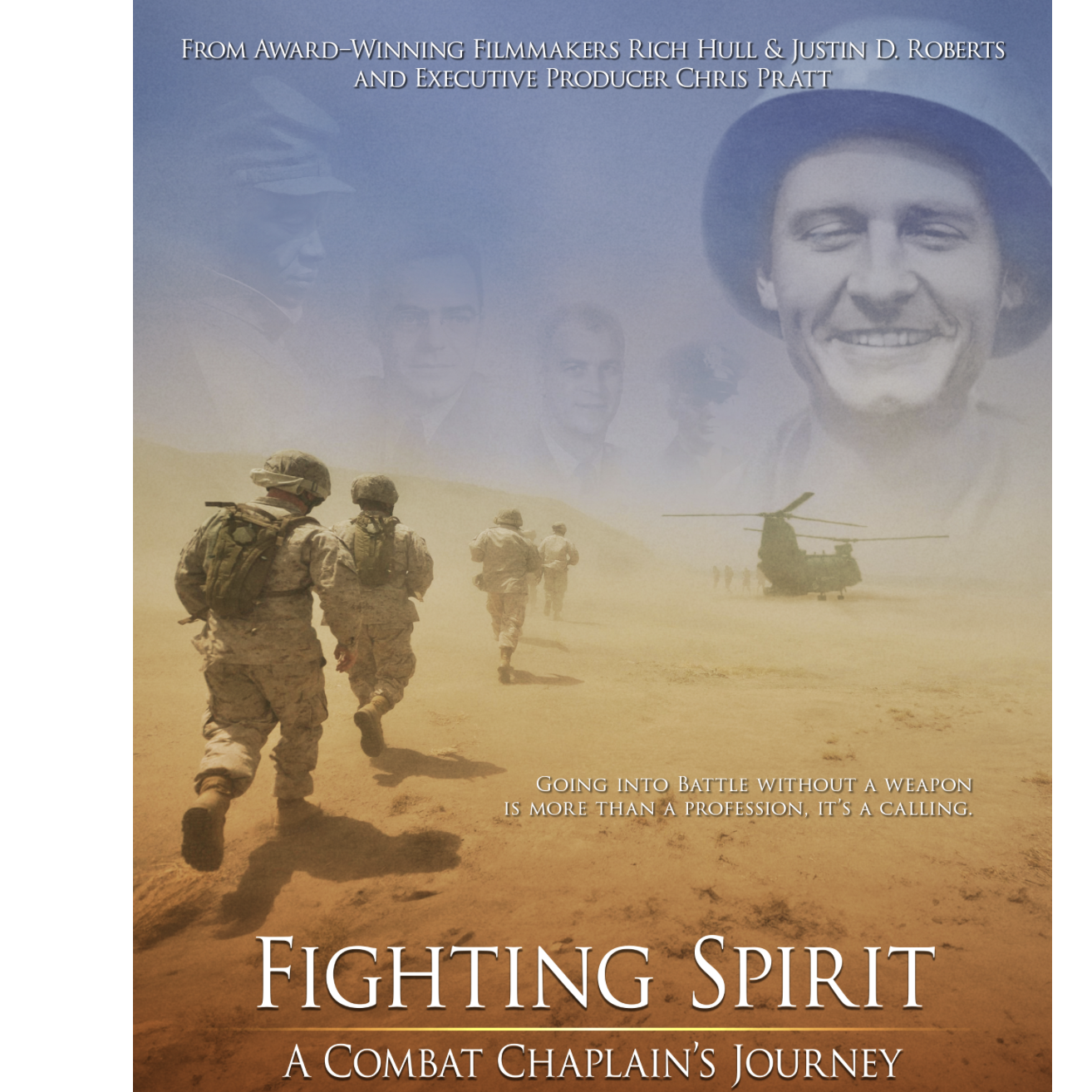 Film Poster - FIGHTING SPIRIT - A COMBAT CHAPLAIN'S JOURNEY