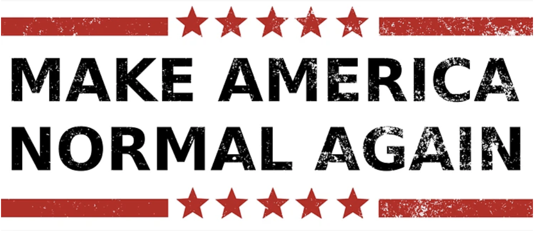 Make America Normal Again - banner