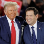 Trump hugs Marco Rubio