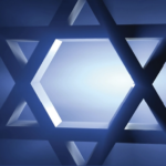 backlit Star of David