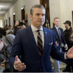 Pete Hegseth in DC hallway