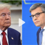 President Trump and George Stephanopoulos