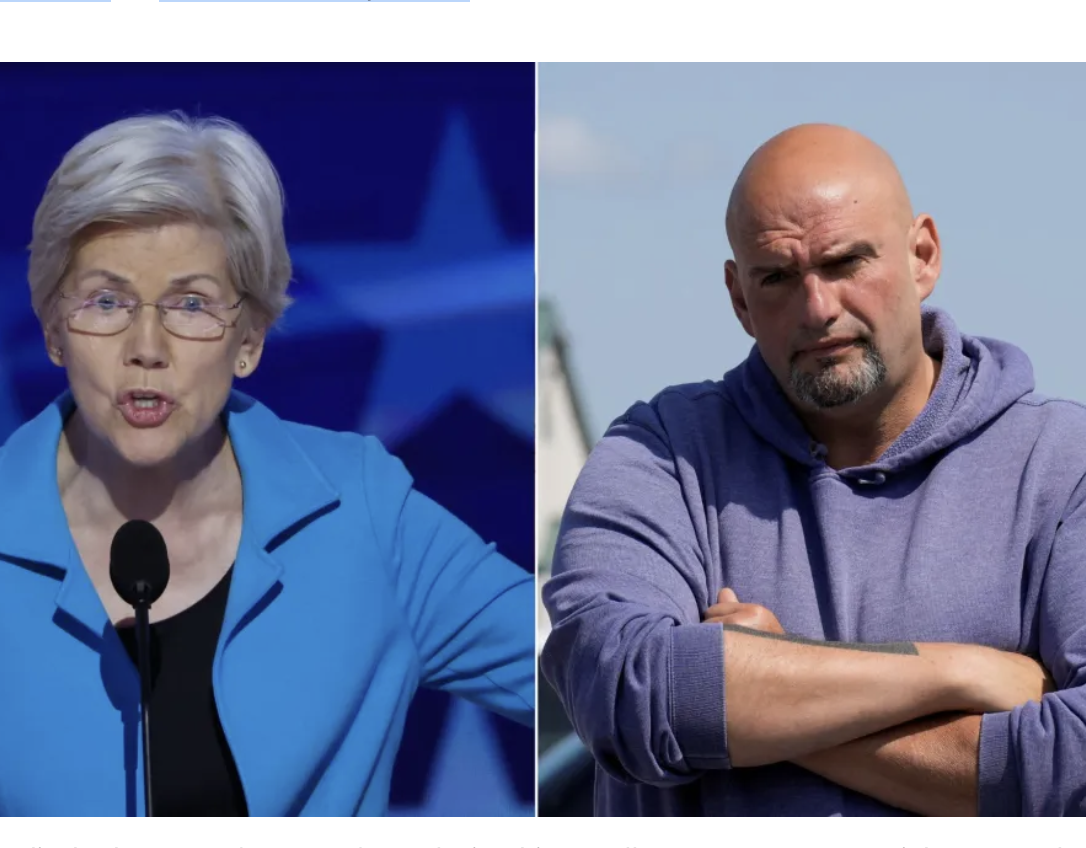 Sens Elizabeth and John Fetterman