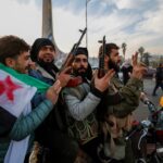 Syrian rebels in Damascus rejoice