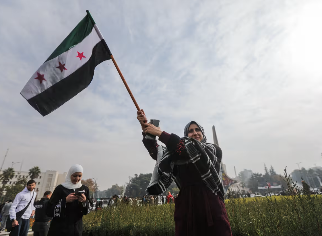 Syrian waves Flag for freedom