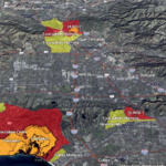 Map of 2025 California Fires