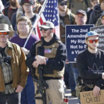 Pro 2nd Amendment protesters carrying guns