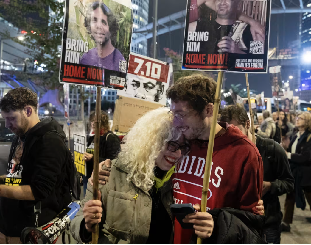 Protesters in Israel rejoice over ceasefire