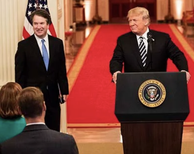 Supreme Court Pick Kavenaugh and President Trump