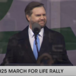 VP JD Vance speask at March for Life 2025