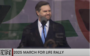 VP JD Vance speask at March for Life 2025