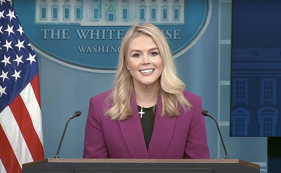 White House Press Secretary Karoline Leavitt