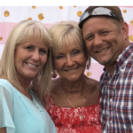 Judy Henderson, her daughter and son