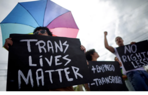 LGBTQ+ protestors
