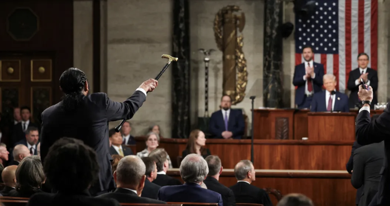 Trumps SOTU address - looking past US Rep Al Green to Trump, Vance, Johnson