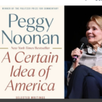Book Cover and Shot of Peggy Noonan
