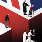Graphic - British Flag-barristers, old ill gray haired people