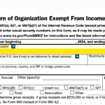 top of govt tax form 990 - tax exempt_