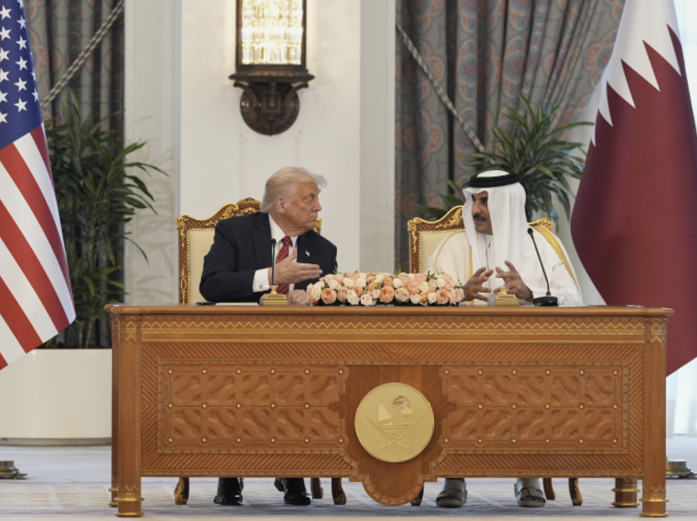 Trump meets with middle east dignitary