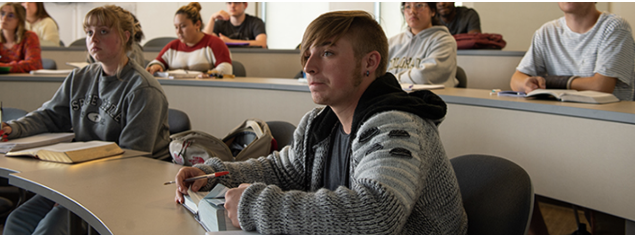 students in class at Colorado Christian University