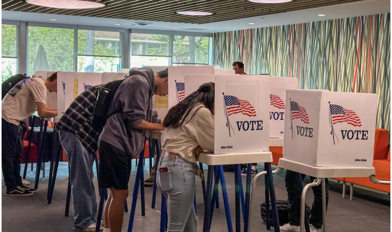 CA students voting