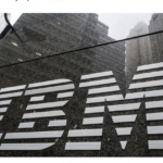 IBM Corporate Logo in NYC