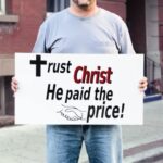 South Carolina Religious Signs on Sidewalk