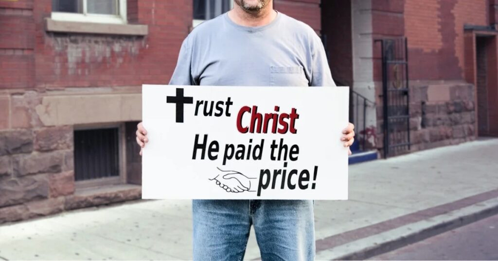 South Carolina Religious Signs on Sidewalk