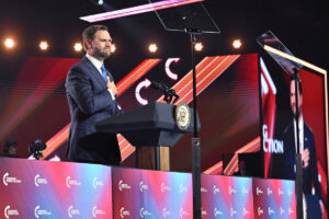 JD Vance speaks at Turning Point Action America Fest