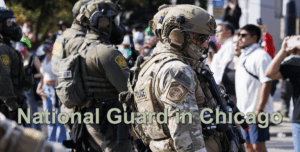 US National Guard in Chicago