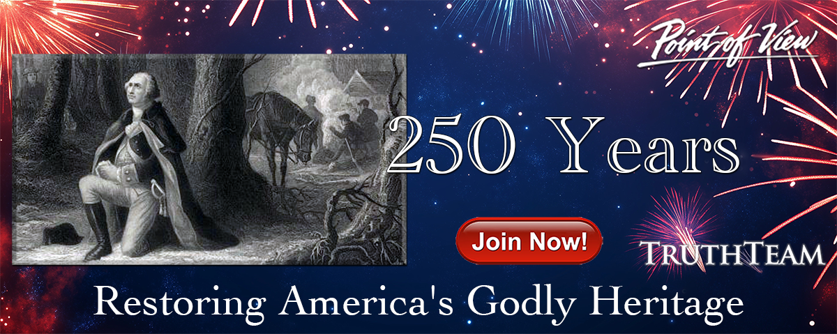 Fall TruthTeam Banner - Restoring America's Godly Heritage