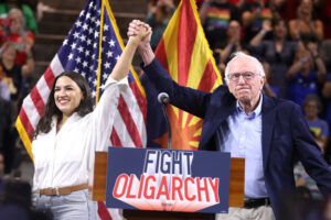 AOC_&_Bernie_Sanders Fight Oligarchy Tour