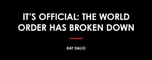 World Order Has Broken Down