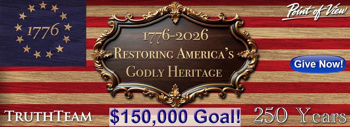 Restoring America's Godly Heritage Banner - Donate