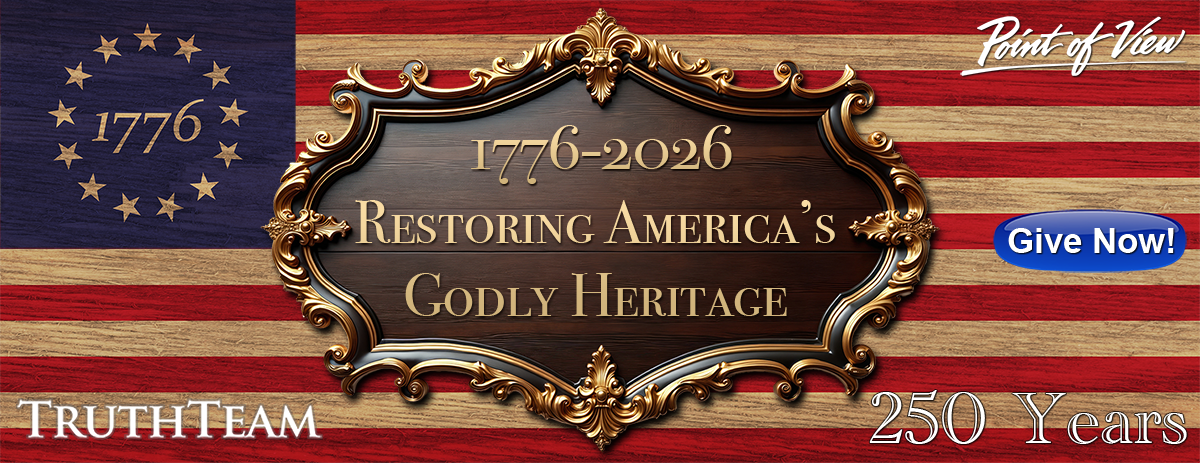 Restoring America's Godly Heritage Banner - Donate