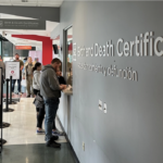 People in Line for Birth or Death Certificates
