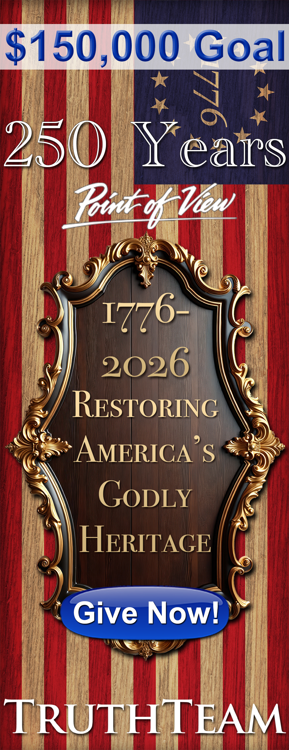 Restoring America's Godly Heritage - Donate