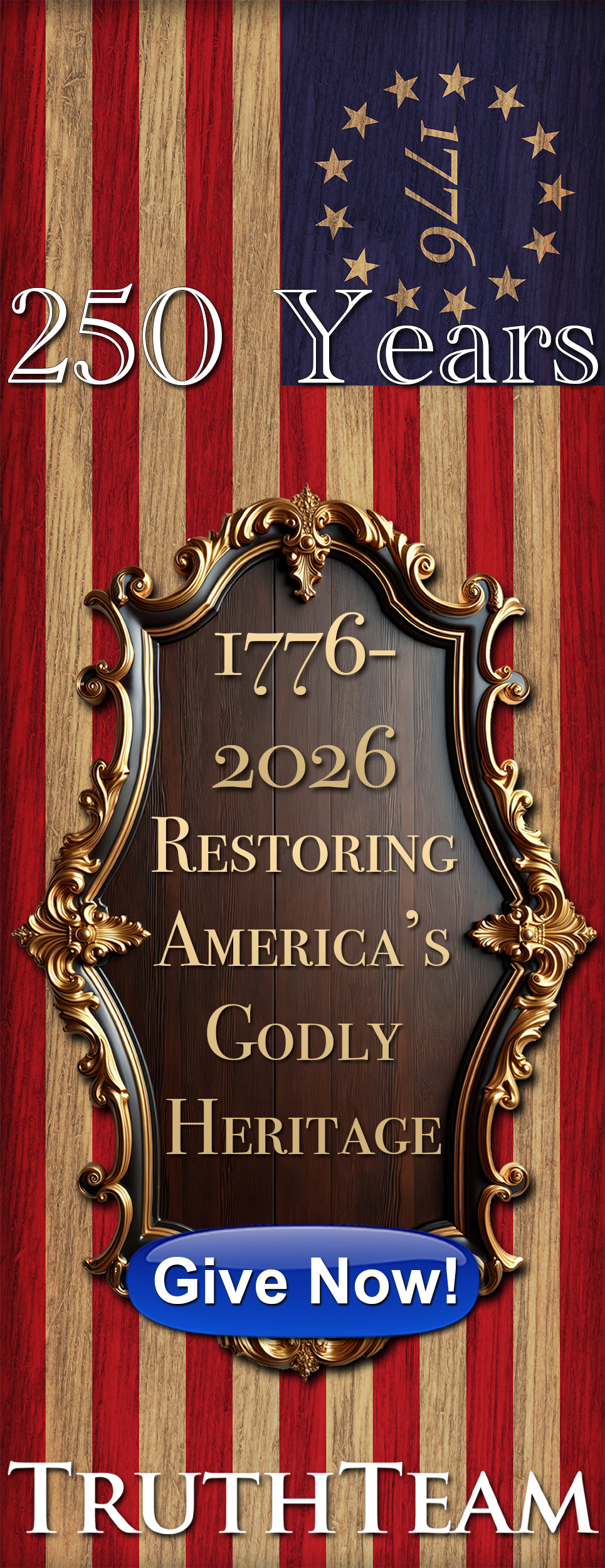 Restoring America's Godly Heritage - Donate