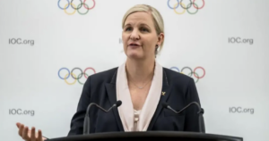 IOC President Kirsty Coventry