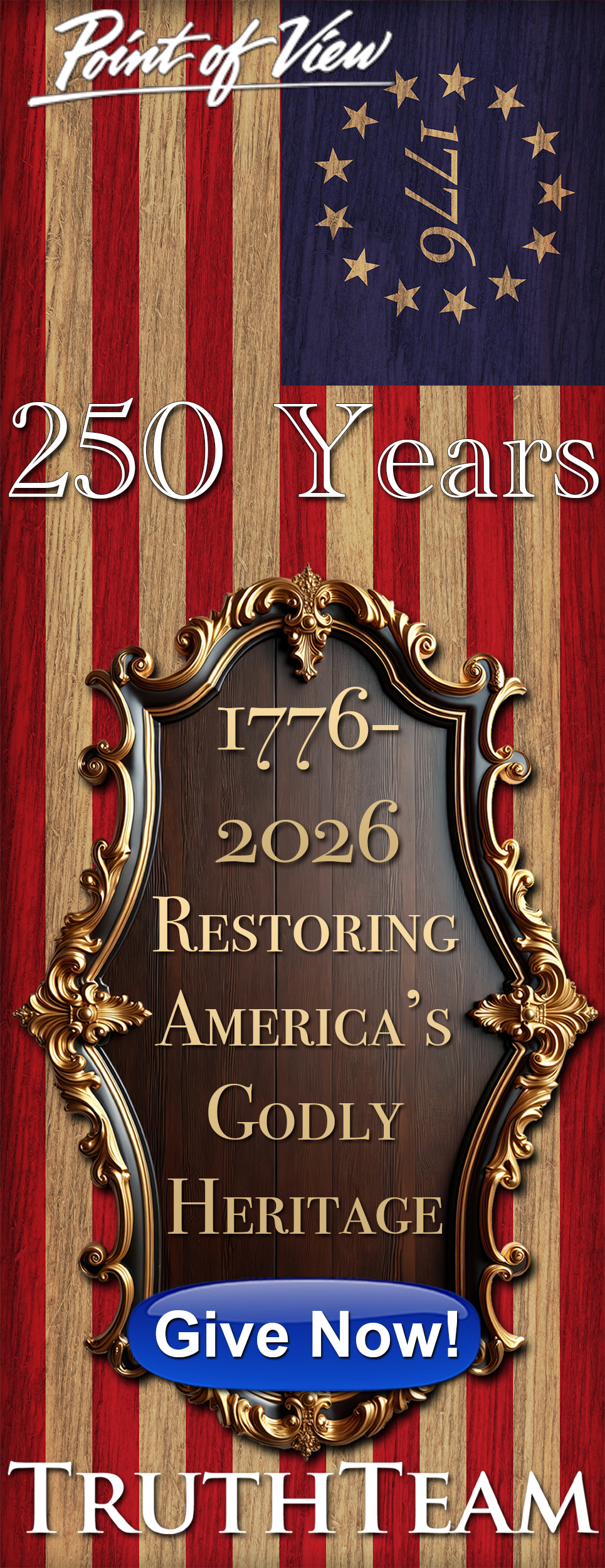 Restoring America's Godly Heritage - Donate